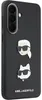 Custodia Karl Lagerfeld per Galaxy A57 in Pelle finta nera Anteprima dell’immagine prodotto 4