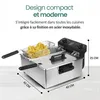 Friteuse double Emerio – 2 × 3 litres – Sans PFAS – Voir les images du produit 9