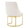 Set di 6 sedie da pranzo Flieks, con gambe placcate in oro, Anteprima dell’immagine prodotto 12