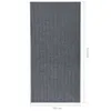 vidaXL Schmutzfangläufer Grau 100x200 cm Produktbild-Vorschau 6
