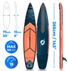 THUNDER® | MISTY 365 | SUP Board Set | 365 cm | aufblasbar Produktbild-Vorschau 2
