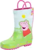 A single Peppa Pig themed rain boot is shown against a white background. Voir les images du produit