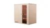 Elementsauna Piri 194 x 144 cm, mit moderner Ganzglastür, Produktbild-Vorschau 1