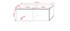 Hängendes TV-Schrank, A: B: 100 cm, H: 34 cm, T: 32 cm, Produktbild-Vorschau 4