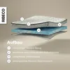 RIBECO GERMANY Gelschaum-Topper 160x200 cm, hochwertiger Produktbild-Vorschau 3