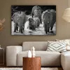 OneMillionCanvasses® - Leinwandbilder - 140x90 cm, Elefant Produktbild-Vorschau 5
