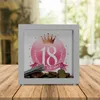 Happy Birthday 18 Krone Rahmen Spardose aus Holz Produktbild-Vorschau 2