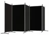 vidaXL Paravent noir 5 pièces 433x180 cm Tissu Voir les images du produit 5