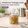 6 Luftdichte Vorratsdosen mit Deckel Bonboniere Produktbild-Vorschau 5