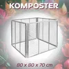 Komposter Stahl verzinkt Kompost Metallkomposter Produktbild-Vorschau 2