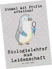 Mr. & Mrs. Panda Postkarte Biologielehrer Leidenschaft - Produktbild-Vorschau 1