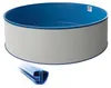 Rund Pool Ø 420 x 120 cm | Grund SET | Poolfolie blau 0,8 Produktbild-Vorschau 1