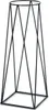 HowHomely | Blumenständer - 96 cm - Schwarz - Moderner Produktbild-Vorschau 1