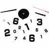 Wanduhr groß XXL 3D selbstklebend schwarz modern DIY 40-70 Produktbild-Vorschau 8