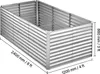 VEVOR Hochbeet Metall 2400x1200x860 mm, Rechteckiges Produktbild-Vorschau 8
