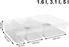 3er Set Kühlschrankorganizer LOFT, Farbe:Transparent Produktbild-Vorschau 2