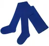 Damen Strumpfhose aus Baumwolle Glatt Unifarben Enzian Blau Produktbild-Vorschau 5