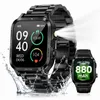 Herren Militär Smartwatch mit Telefonfunktion, Smartwatch Produktbild-Vorschau 1