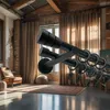 Bastone per tende moderno nero opaco – 120 cm, singolo Anteprima dell’immagine prodotto 8