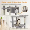 PAWZ Road Kratzbaum Grosse Katzen Stabil, 184 cm Grau Produktbild-Vorschau 6