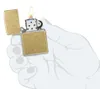 Feuerzeuge Zippo 48267 Regular Street Brass Mann Gold Produktbild-Vorschau 3