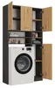 A modern laundry room cabinet with a washing machine. Produktbild-Vorschau