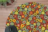MuchoWow® Mauspad Mousepad Muster - 70er Jahre - Retro - Produktbild-Vorschau 2