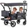 Sekey Bollerwagen Faltbar mit Dach Kinder Bollerwagen mit Produktbild-Vorschau 1