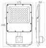 Braytron LED Flutlichtstrahler mit Bewegungsmelder 50 W Produktbild-Vorschau 5