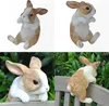 Dekofigur Gartenfigur Hase für Zaun und Trennwand Produktbild-Vorschau 2