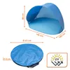 Tenda da spiaggia pop-up blu - circa 100 x 145 x 80 cm - Anteprima dell’immagine prodotto 2
