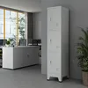 An office environment with desks, computers, and a locker. Anteprima dell’immagine prodotto