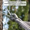 XL Hängematte 200x100cm mit Tasche Seile Karabiner bis Produktbild-Vorschau 6