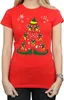 Elf - T-Shirt für Damen BI18863 (S) (Rot) Produktbild-Vorschau 3