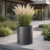 Deco4Home Koma Blumentopf Anthrazit 38cm | Pflanzkübel Produktbild-Vorschau 17
