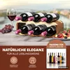 eluno Weinregal für 6 Flaschen, Flaschenregal aus Produktbild-Vorschau 2