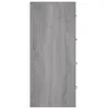 vidaXL Kommode mit 4 Schubladen 60x30,5x71 cm Grau Sonoma Produktbild-Vorschau 5