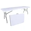 A white folding table is shown set up, with a second table folded and placed in front of it. Produktbild-Vorschau