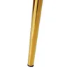 A close-up shot of a single golden leg of a chair. Produktbild-Vorschau