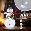 LEADZM LED-Schneemann Weihnachtsfigur, Pop-Up-Schneemann, Produktbild-Vorschau 2