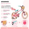 Mädchen fahrrad Kinderfahrrad für Mädchen 16 Zoll 7,9 kg Produktbild-Vorschau 2