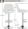 Yaheetech 2er Barhocker-Set Verstellbare Sitzhöhe 61,5 cm - Produktbild-Vorschau 4