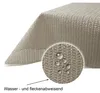 Garten Tischdecke Outdoor PVC rechteckig 130x220 cm Beige Produktbild-Vorschau 5
