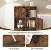 WOLTU Bücherregal Bücherschrank Standregal, mit 3 Türen, 6 Produktbild-Vorschau 5