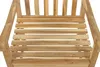 A close-up view of the wooden slats of a chair seat. Produktbild-Vorschau