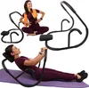 A collage of images showing an ab roller exercise machine and a woman using it. Produktbild-Vorschau