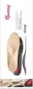 A product shot of Pedag insoles with accompanying text and smaller detail shots. Produktbild-Vorschau