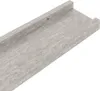 A close-up, angled view of a single concrete gray shelf. Podgląd zdjęcia produktu