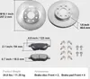 SucceBuy set di freni anteriori per Vauxhall Adam (M13), Anteprima dell’immagine prodotto 7