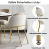 Set di 6 sedie da pranzo ergonomiche, con gambe inclinate, Anteprima dell’immagine prodotto 4